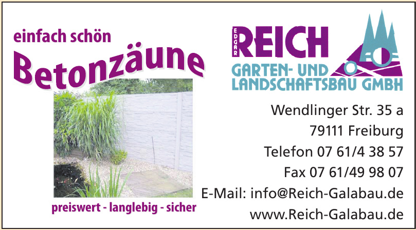 Edgar Reich Garten- und Landschaftsbau GmbH
