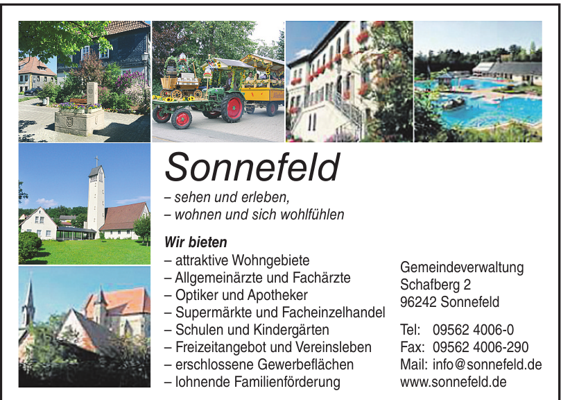 Gemeindeverwaltung Sonnefeld Gemeindeverwaltung Sonnefeld