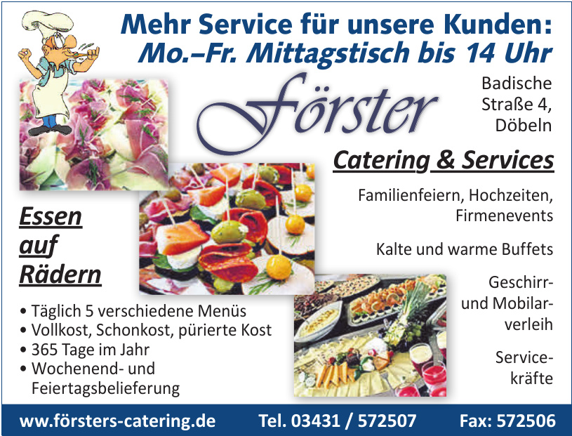 förster Catering & Services förster Catering & Services