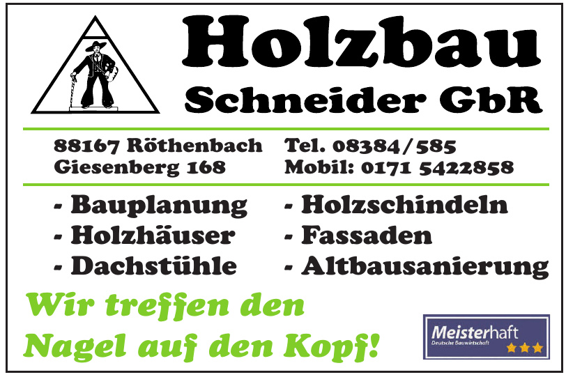 Holzbau Schneider GbR Holzbau Schneider GbR