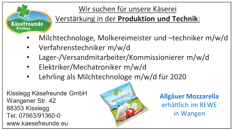 Kisslegg Käsefreunde GmbH Kisslegg Käsefreunde GmbH