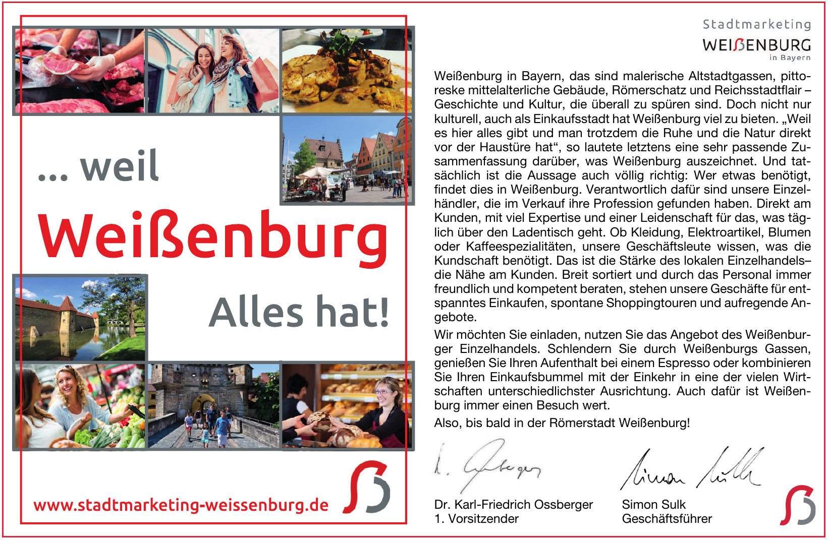 Stadtmarketing Weißenburg Stadtmarketing Weißenburg