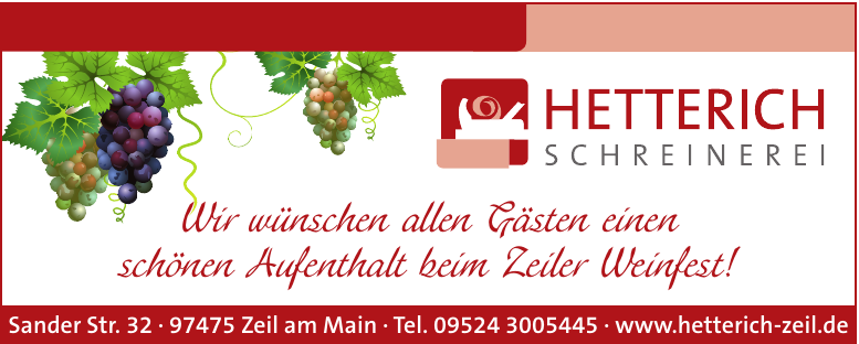 Schreinerei Hetterich Zeil Schreinerei Hetterich Zeil
