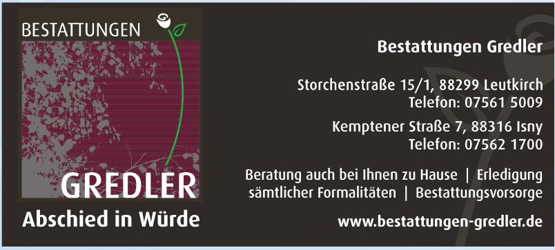 Bestattungen Gredler Bestattungen Gredler