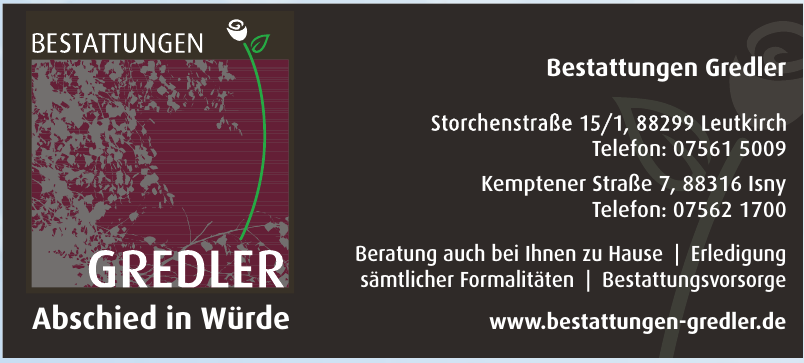 Bestattungen Gredler Bestattungen Gredler