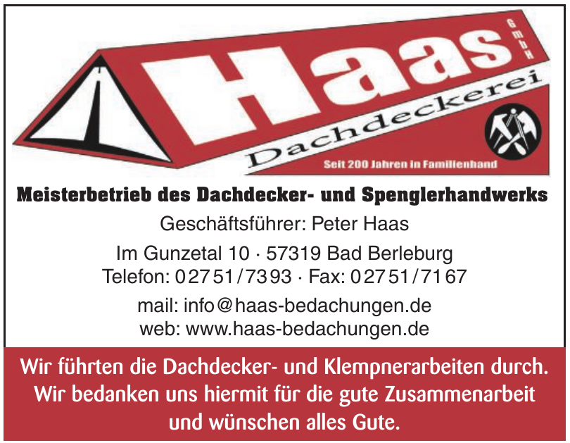 Dachdeckerei Haas GmbH Dachdeckerei Haas GmbH