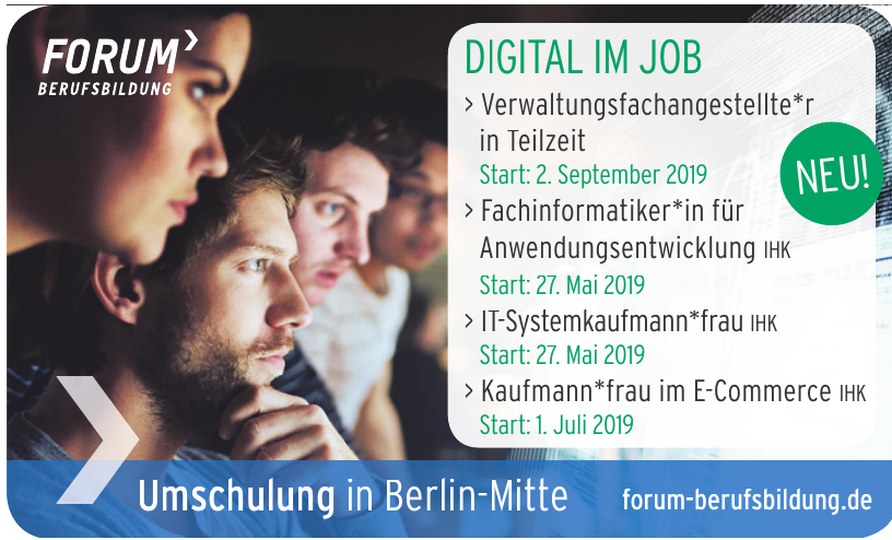 Forum Berufsbildung Forum Berufsbildung