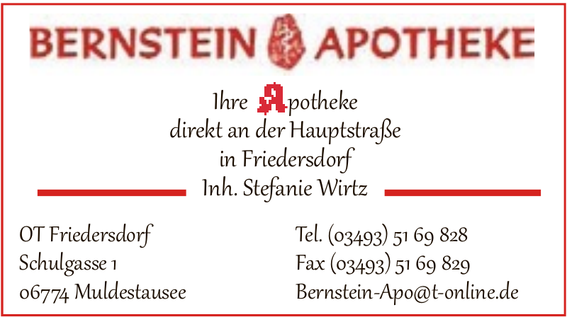Bernstein Apotheke Bernstein Apotheke