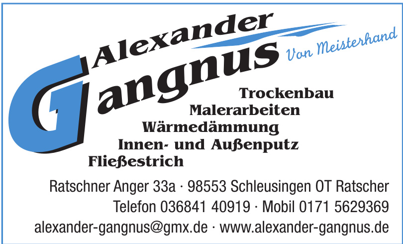 Alexander Gangnus Alexander Gangnus