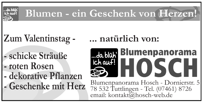Blumenpanorama Hosch Blumenpanorama Hosch