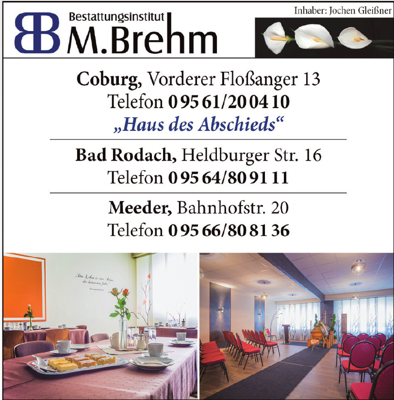 Bestattungsinstitut M. Brehm Bestattungsinstitut M. Brehm
