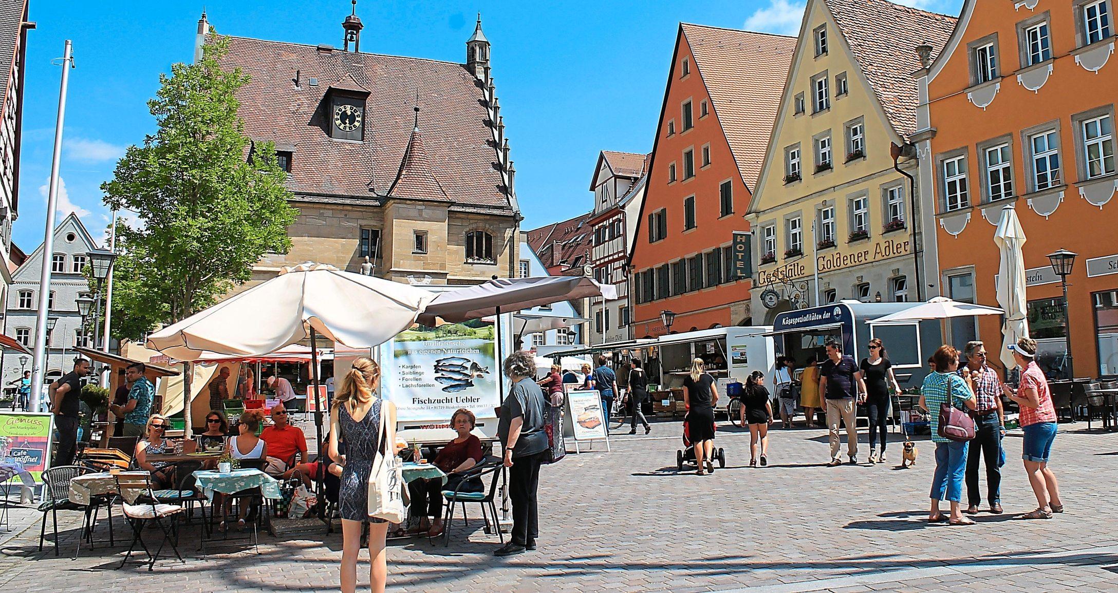 Hier am Marktplatz wird auch am morgigen Samstag das Leben pulsieren. Hier am Marktplatz wird auch am morgigen Samstag das Leben pulsieren.