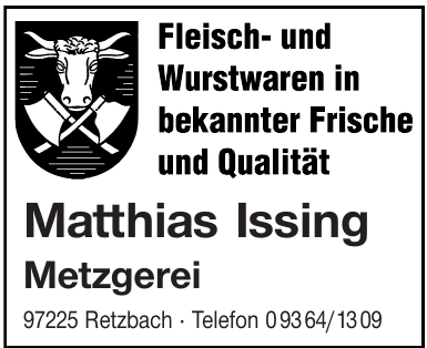 Matthias Issing Metzgerei Matthias Issing Metzgerei