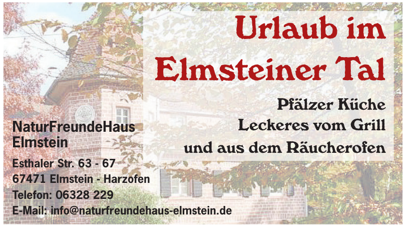 NaturFreundeHaus Elmstein NaturFreundeHaus Elmstein