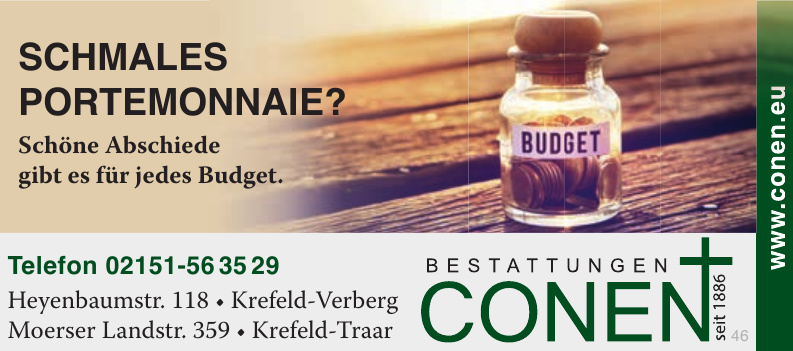 Bestattungen Conen Bestattungen Conen