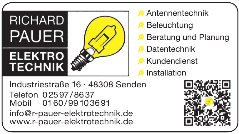 Richard Pauer, Elektrotechnik Richard Pauer, Elektrotechnik