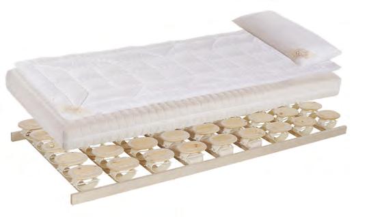 „Wie man sich bettet, so liegt man“ - nachhaltig gesund in einem einem Relax 2000 Tellersystem in Zirbe mit Naturlatexmatratze, Auflage und Kissen. „Wie man sich bettet, so liegt man“ - nachhaltig gesund in einem einem Relax 2000 Tellersystem in Zirbe mit Naturlatexmatratze, Auflage und Kissen.