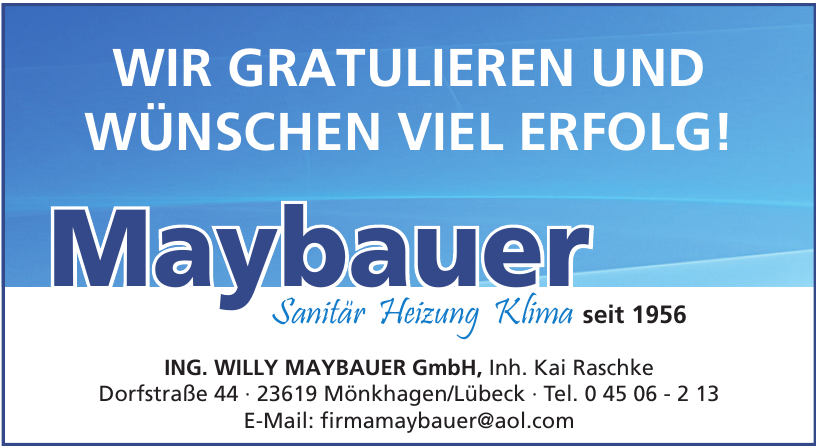 Ing. Willy Maybauer GmbH Ing. Willy Maybauer GmbH