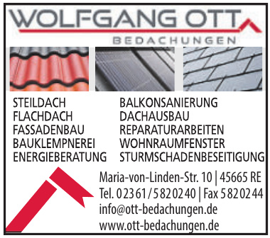 Wolfgang Ott Bedachungen