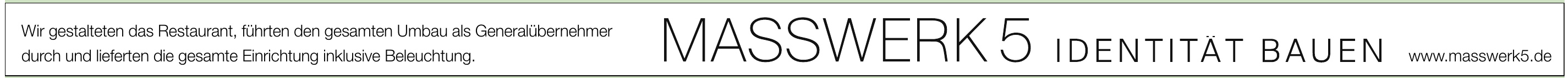 Masswerk 5 Masswerk 5