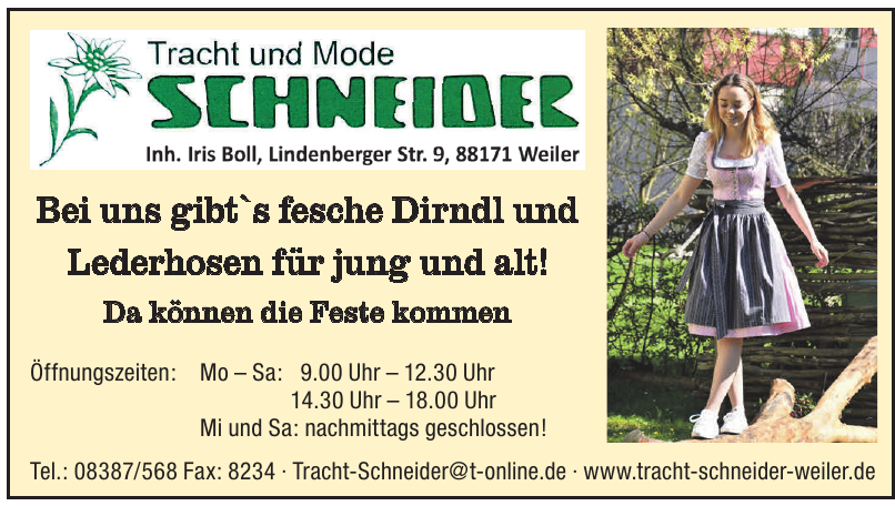 Tracht und Mode Schneider Tracht und Mode Schneider