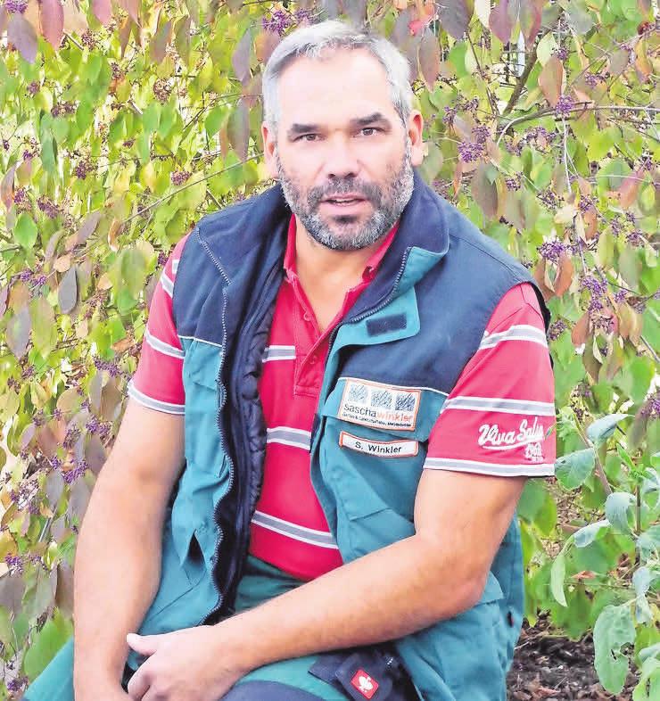 Garten- und Landschaftsbauer Sascha Winkler hofft auf mehr Auszubildende. Garten- und Landschaftsbauer Sascha Winkler hofft auf mehr Auszubildende.