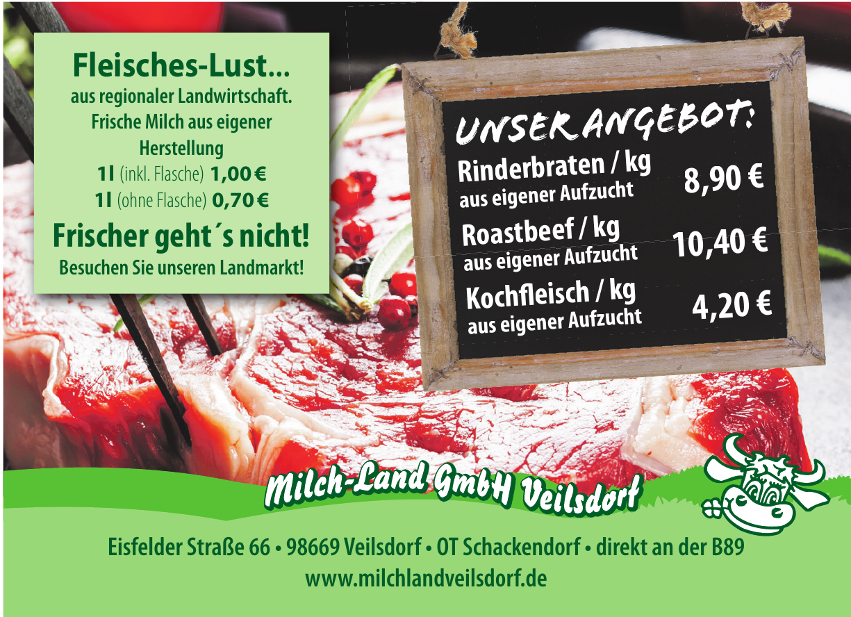 Milch-Land GmbH Veilsdorf Milch-Land GmbH Veilsdorf