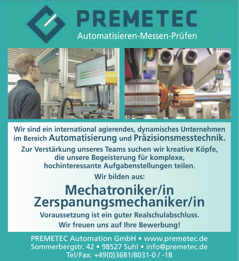 Premetec Automation GmbH Premetec Automation GmbH