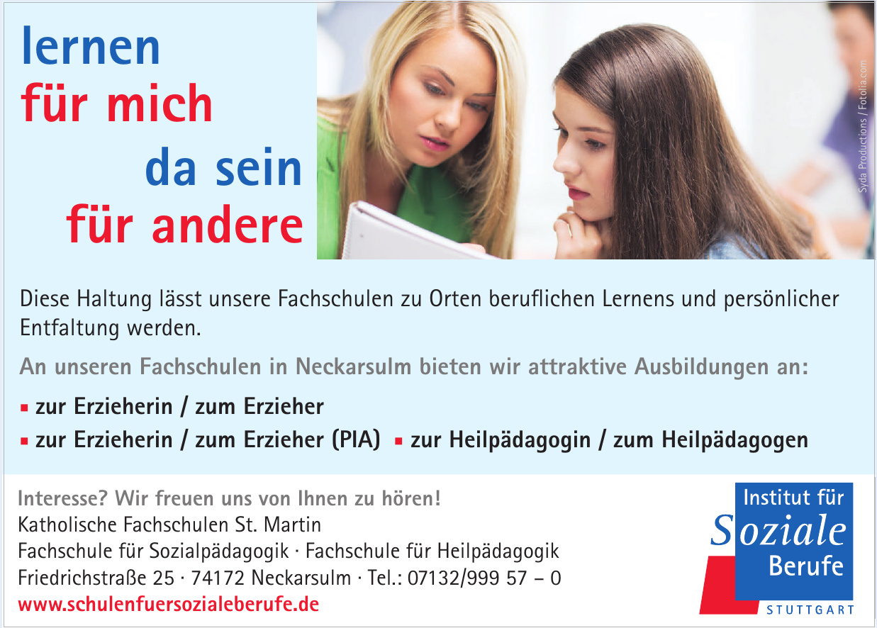 Institut für Soziale Berufe Stuttgart Institut für Soziale Berufe Stuttgart