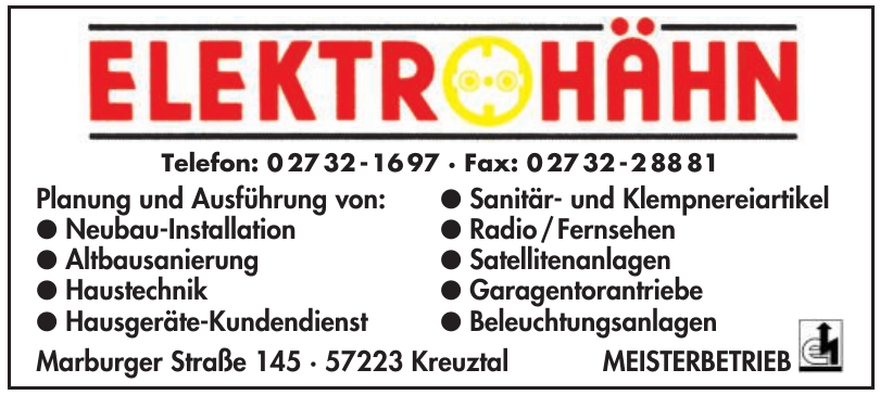 Elektro Hähn Elektro Hähn