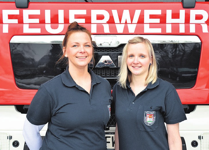 Julia Krösche und Cindy Kraßmann (von links). Julia Krösche und Cindy Kraßmann (von links).