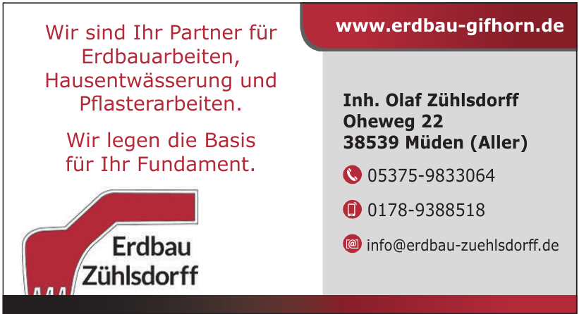 Erdbau Zühlsdorff Erdbau Zühlsdorff