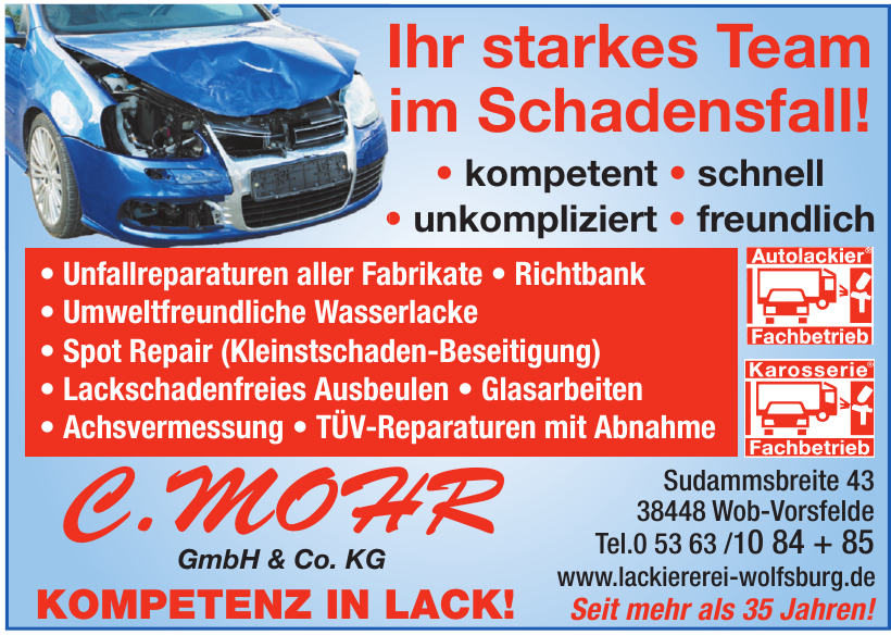 C. Mohr GmbH & Co. KG C. Mohr GmbH & Co. KG