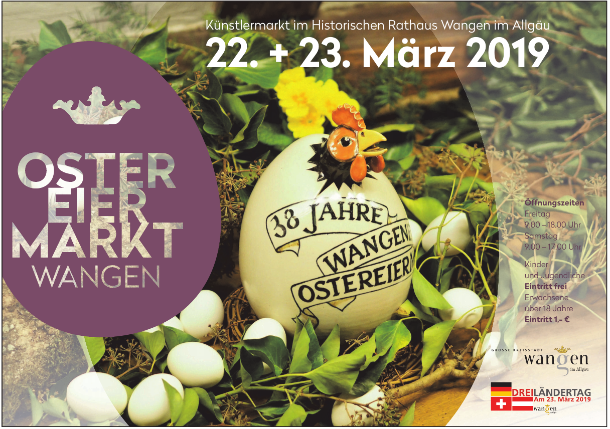 Künstlermarkt im Historischen Rathaus Wangen im Allgäu Künstlermarkt im Historischen Rathaus Wangen im Allgäu