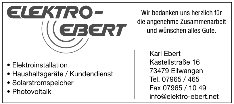 Elektro Ebert Elektro Ebert