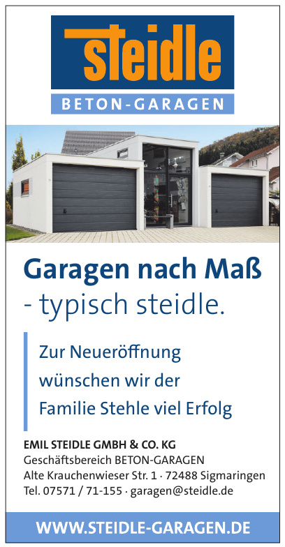 EMIL STEIDLE GMBH & CO. KG EMIL STEIDLE GMBH & CO. KG