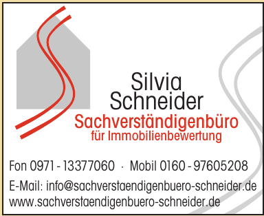 Silvia Schneider Sachverständigenbüro für Immobilienbewertung Silvia Schneider Sachverständigenbüro für Immobilienbewertung