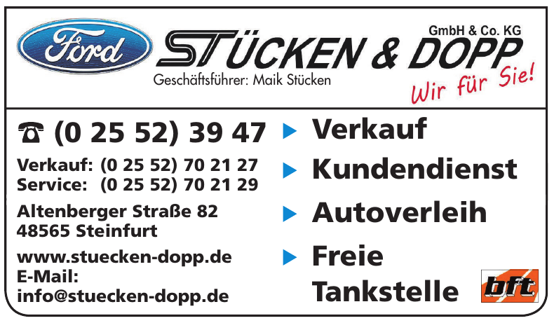 Stücken & Dopp GmbH & Co. KG Stücken & Dopp GmbH & Co. KG