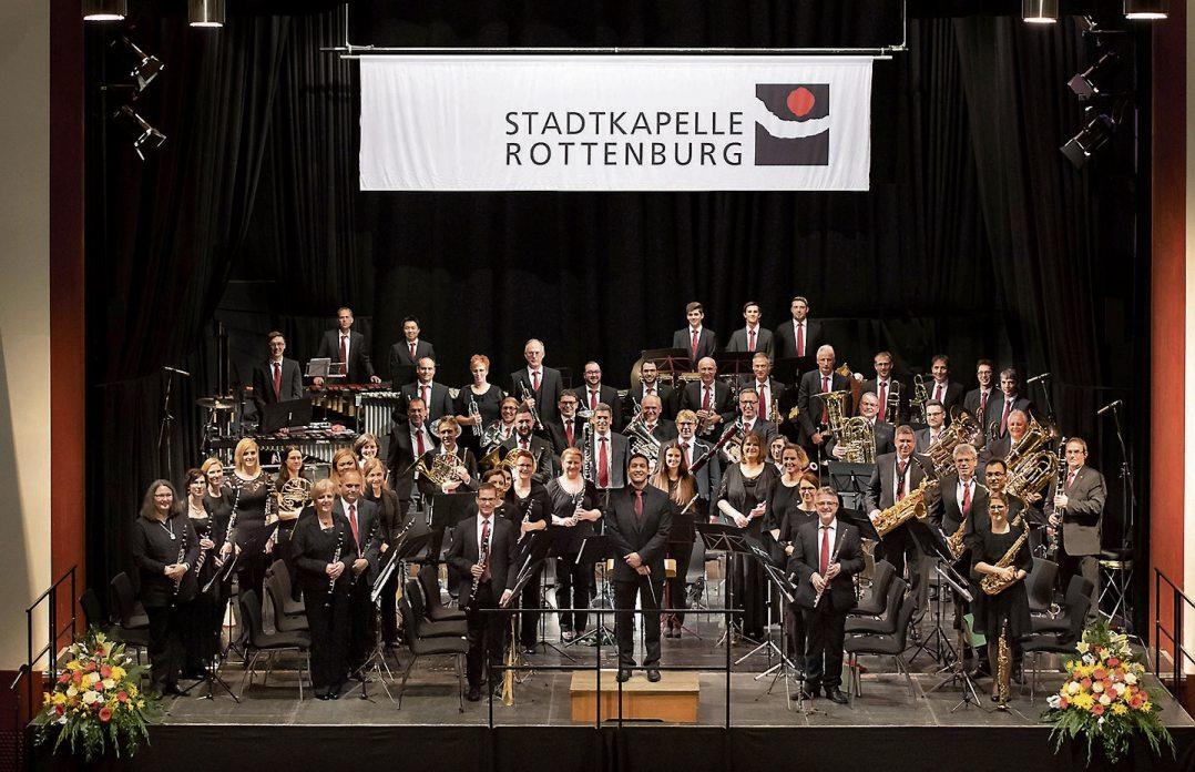 Die Rottenburger Stadtkapelle: 2018 beim Herbstkonzert