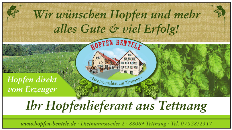 Hopfen Bentele Hopfen Bentele