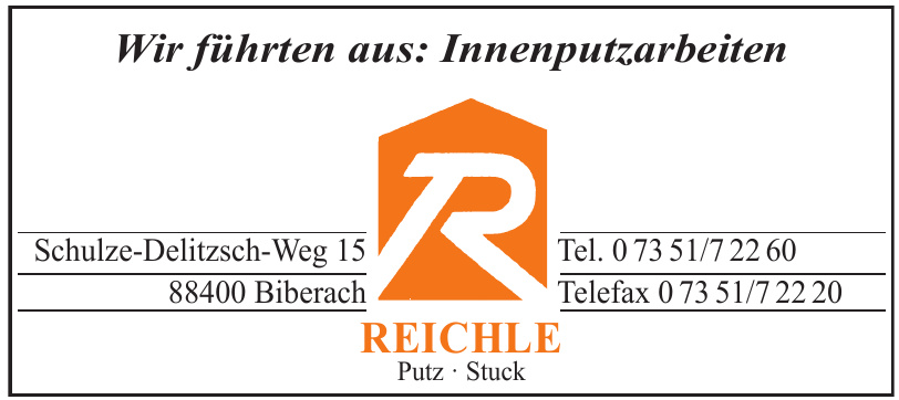 Reichle Putz - Stuck Reichle Putz - Stuck