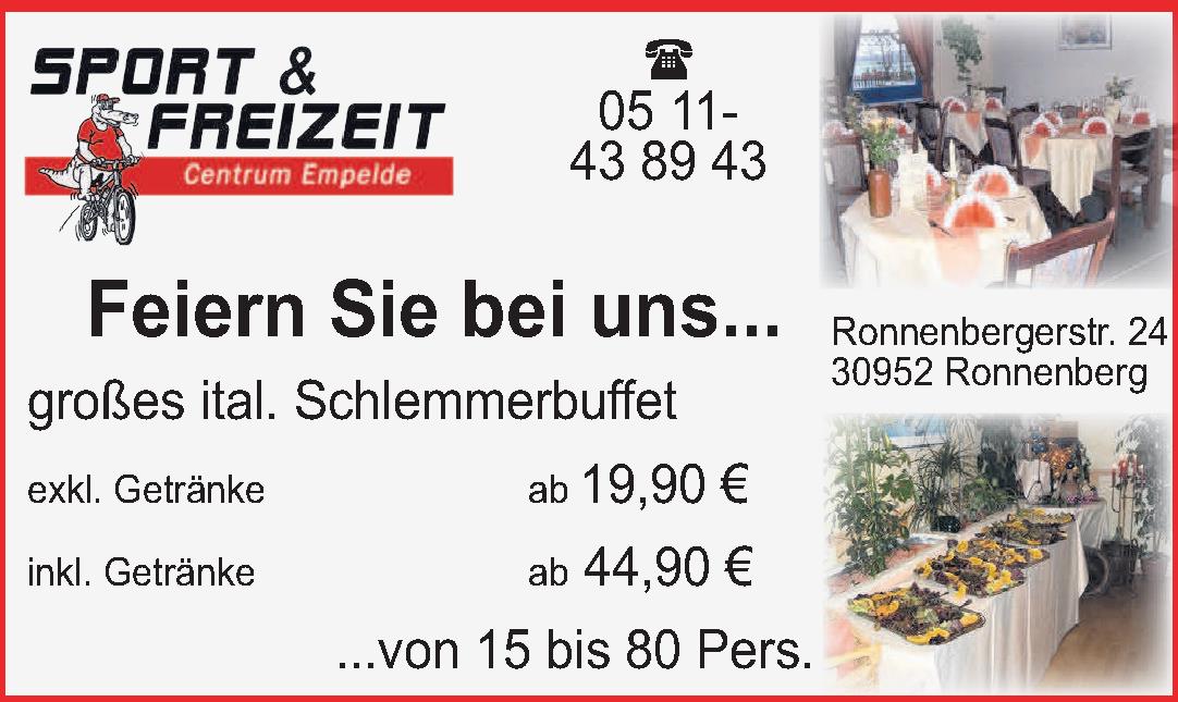 Sport & Freizeit Centrum Empelde Sport & Freizeit Centrum Empelde