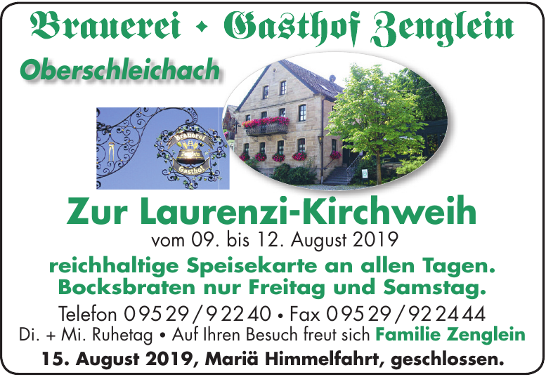 Brauerei-Gasthof Zenglein Brauerei-Gasthof Zenglein