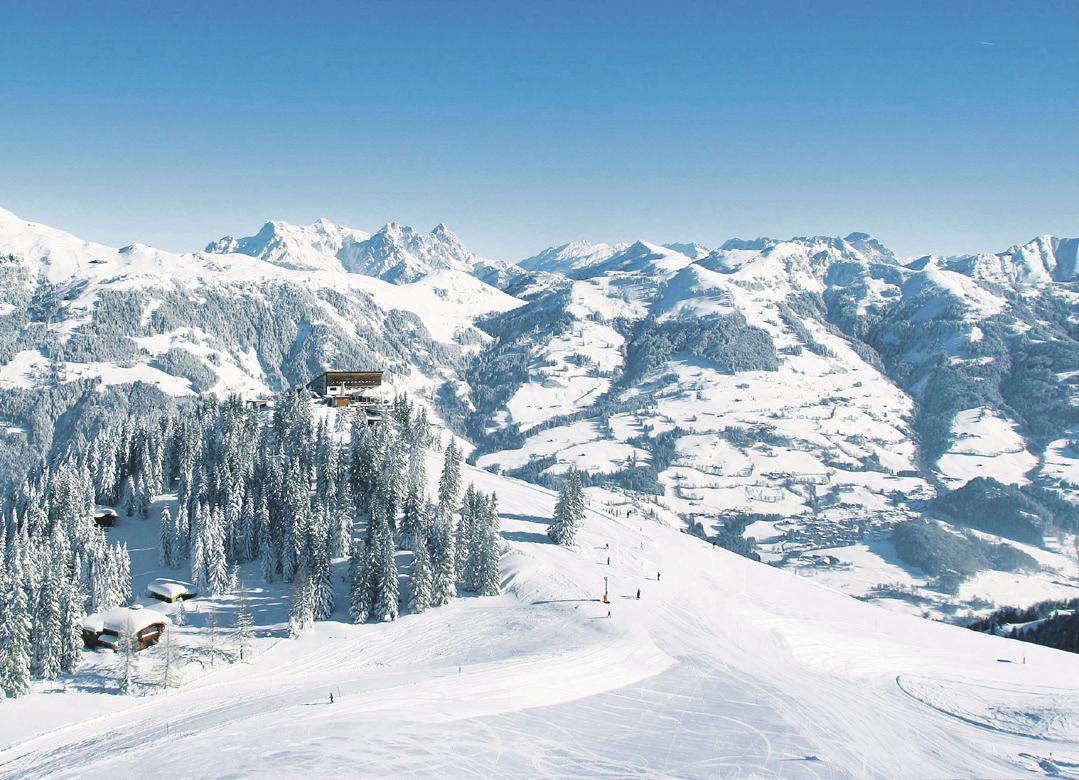 Exklusive Lage im legendären Skigebiet bei Kitzbühel. Foto: Hotel Rosengarten