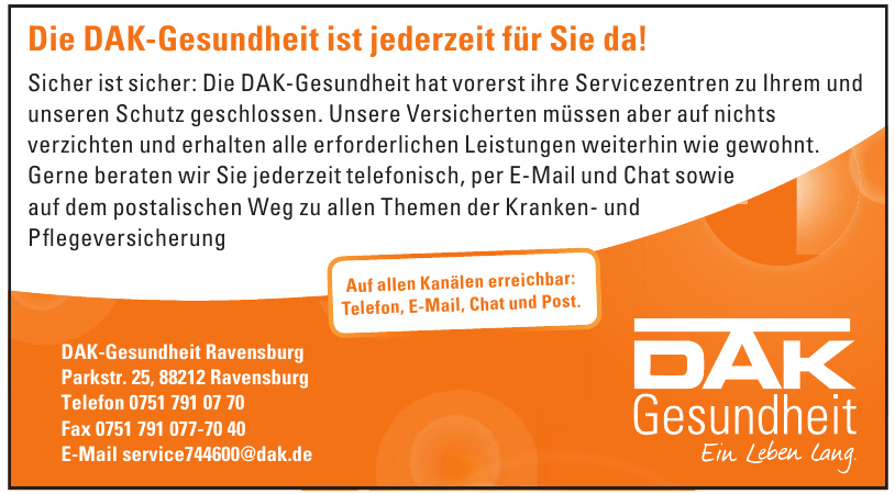 DAK-Gesundheit Ravensburg DAK-Gesundheit Ravensburg