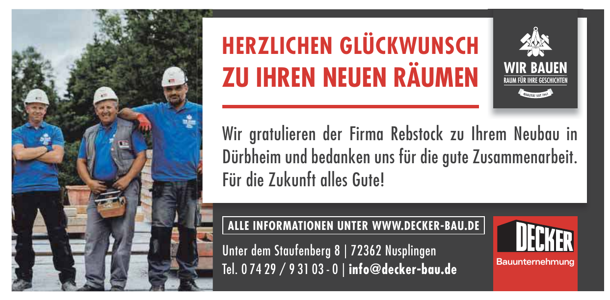 Decker Bauunternehmung Decker Bauunternehmung