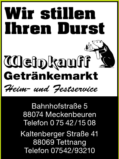 Weinkauff Getränkefachmarkt Weinkauff Getränkefachmarkt