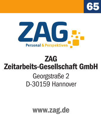 ZAG Zeitarbeits-Gesellschaft GmbH Hannover ZAG Zeitarbeits-Gesellschaft GmbH Hannover