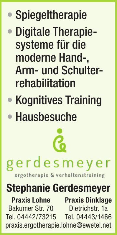 Gerdesmeyer Ergotherapie & Verhaltenstraining