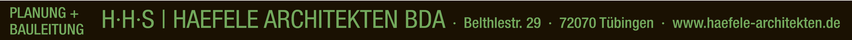 Haefele Architekten BDA Haefele Architekten BDA